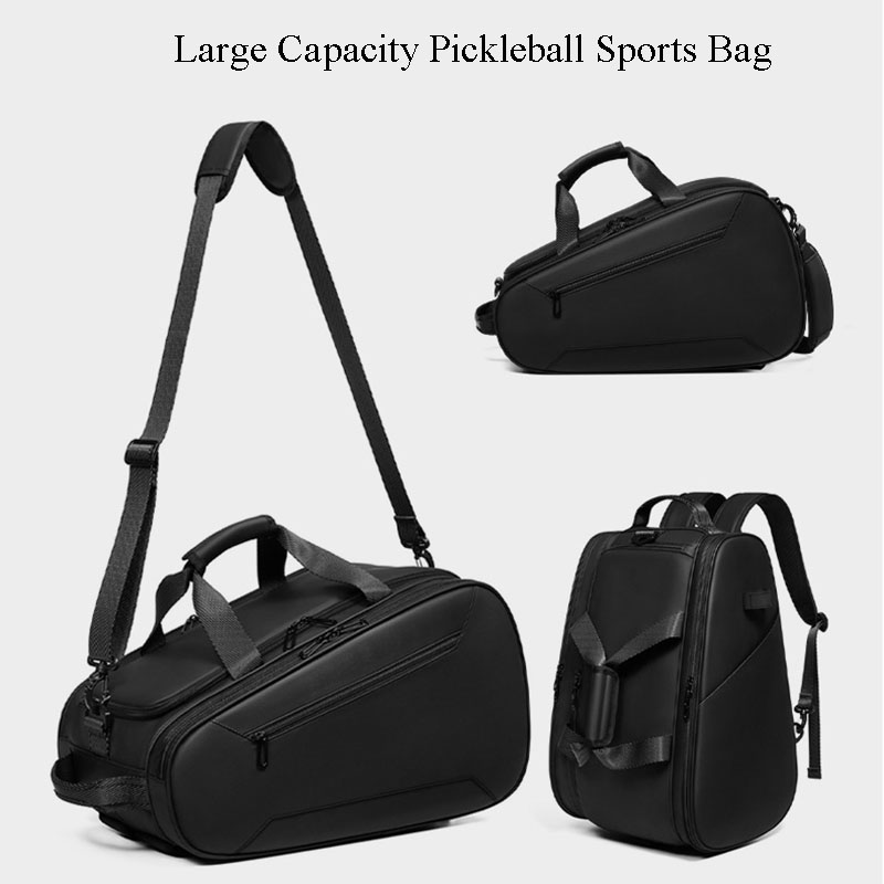 Badminton Bag - กระเป๋าเทนนิส, ความจุขนาดใหญ่, น้ำหนักเบา, กระเป๋าเป้สะพายหลังกีฬาแบดมินตันอเนกประสงค์, กระเป๋าใส่ลูกปิงปองแบบพกพาสะพายไหล่เดียว