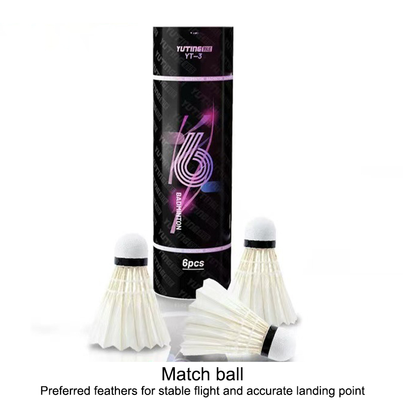 ลูกขนไก่แบดมินตันขนห่านสีขาว 3 - Feather Shuttlecock บทวิจารณ์และราคา