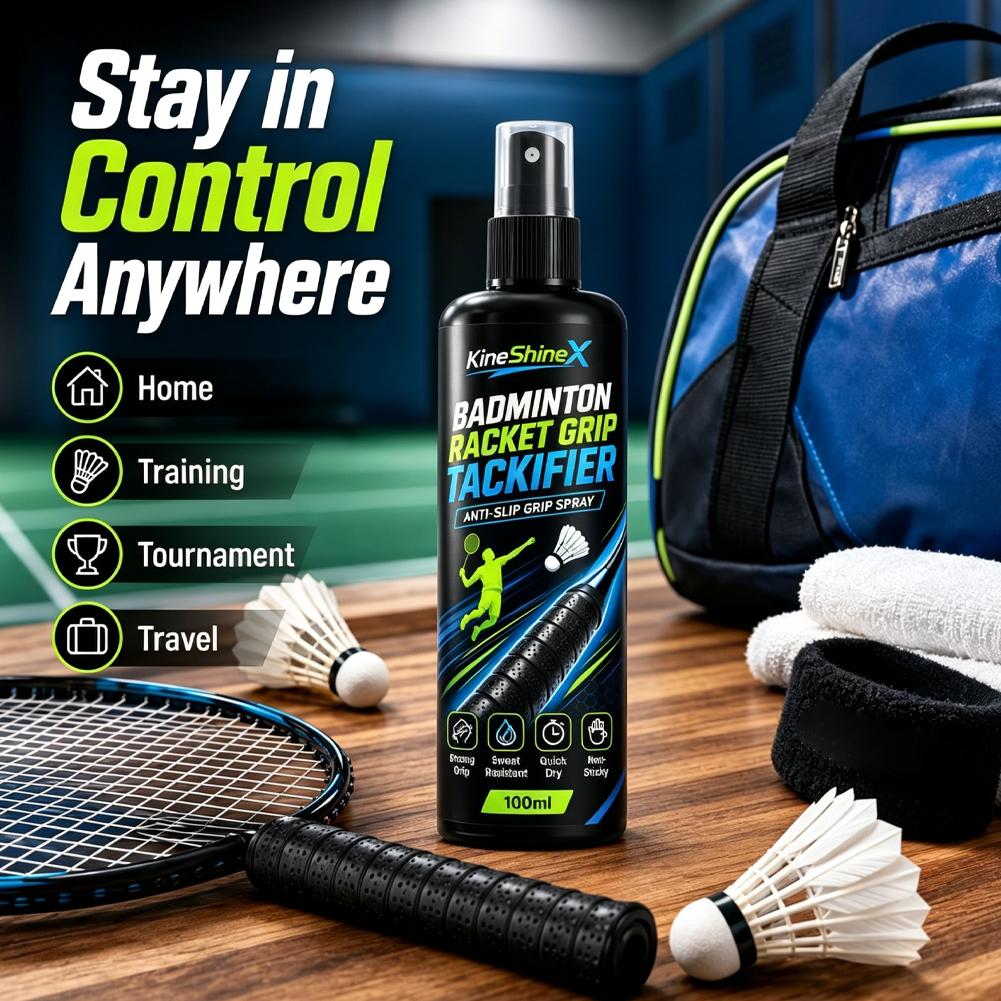 สเปรย์กันลื่นสำหรับไม้เทนนิสแล - Badminton Grip บทวิจารณ์และราคา