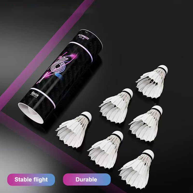 ลูกขนไก่แบดมินตัน 3/6 ชิ้น ขนน - Feather Shuttlecock บทวิจารณ์และราคา