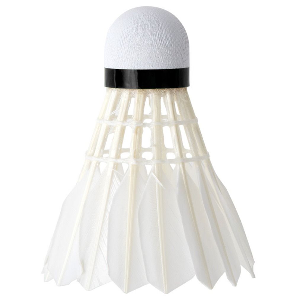 3/6/12 ชิ้น ลูกแบดมินตันสีขาวใ - Feather Shuttlecock บทวิจารณ์และราคา